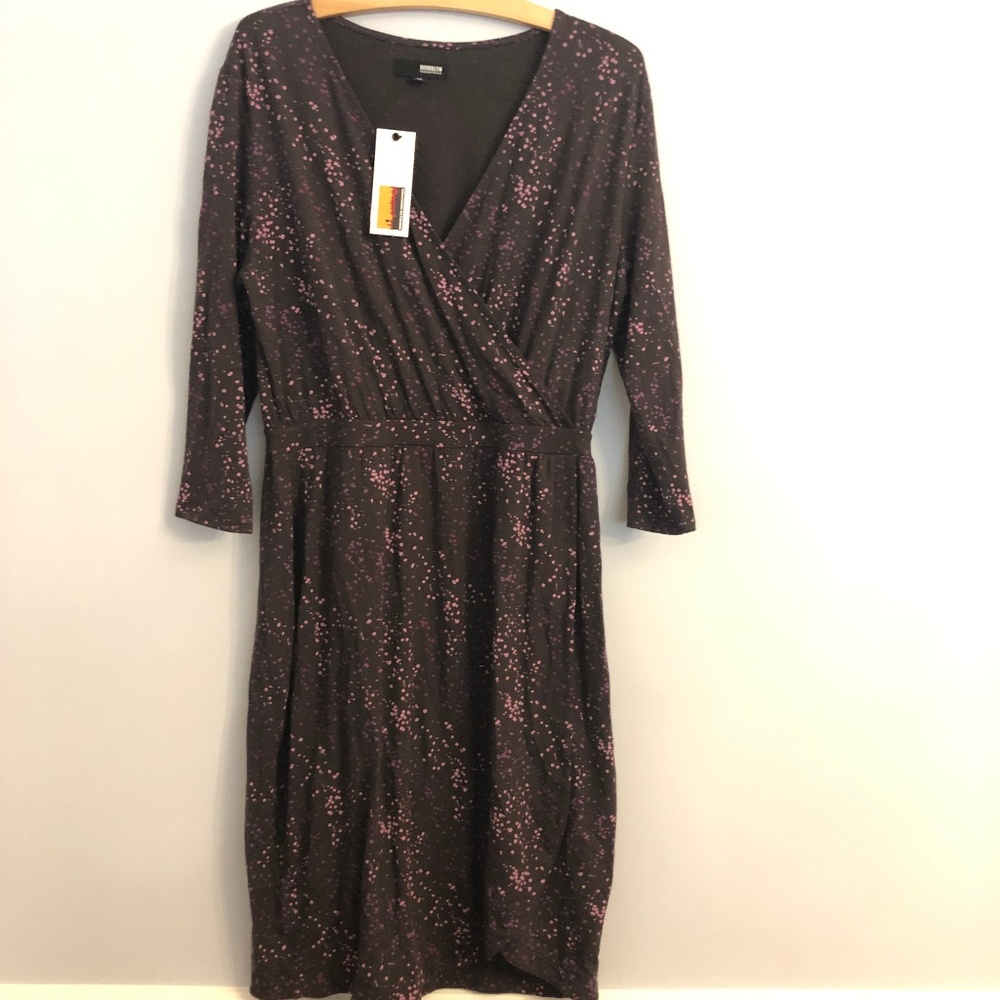 Brooklyn Industries Long Sleeve Splatter Dress